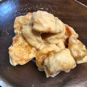 焼いて、からめて、簡単えびマヨ